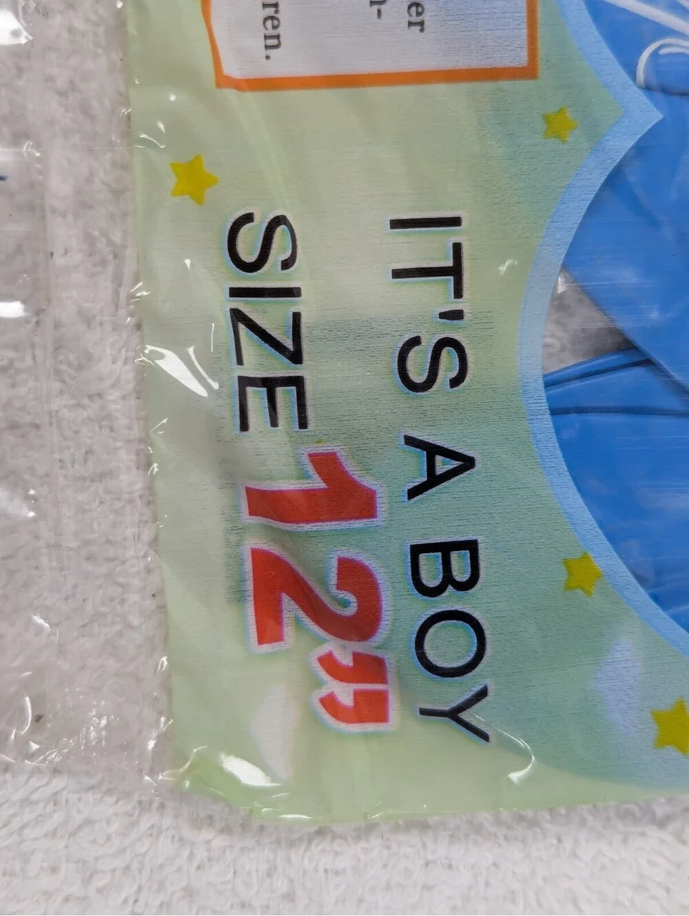 12 inch - Blue Balloons - Its a Boy! - Party Helium Balloons - 144 Pack